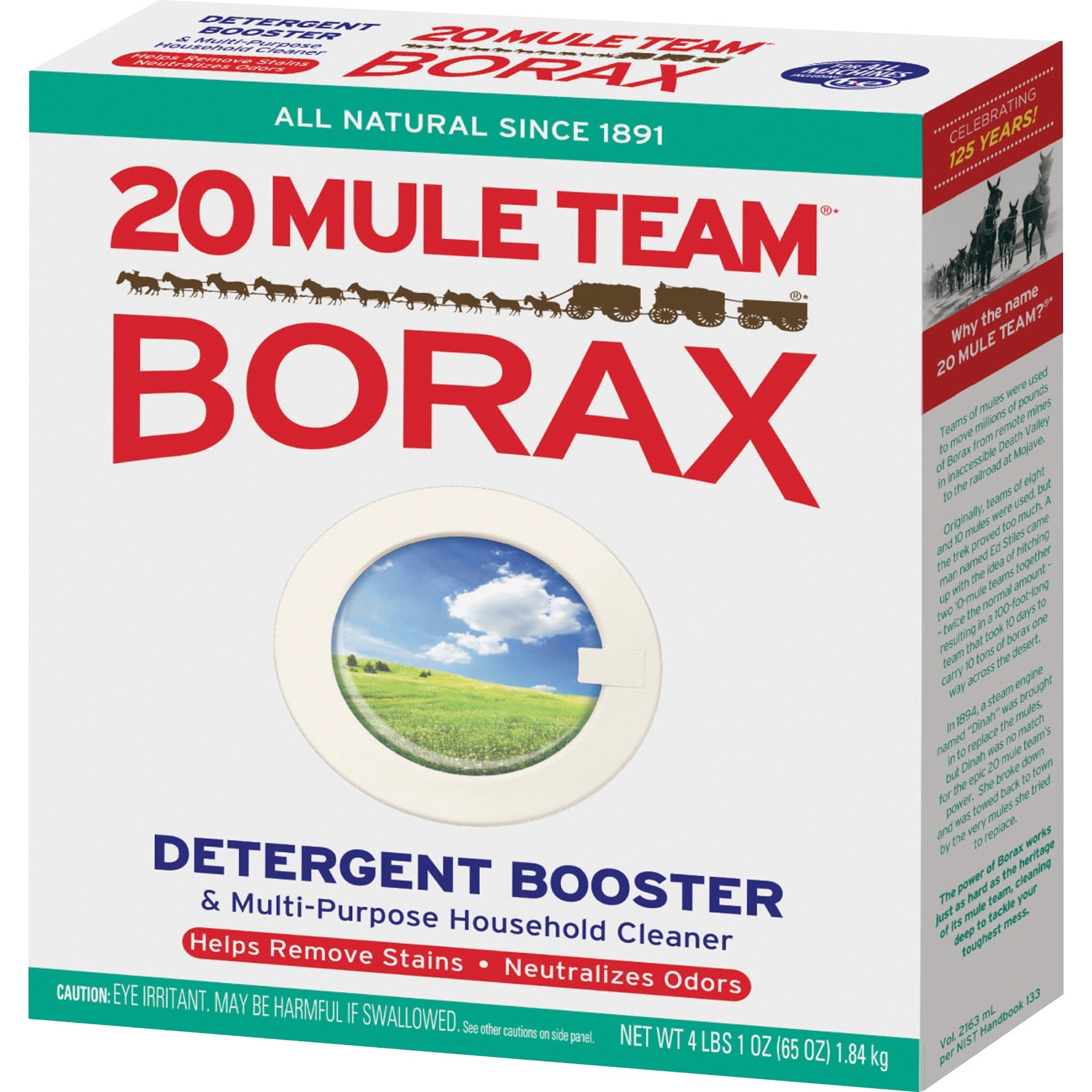 BORAX All Natural Laundry Booster - 6 / Carton - pH Balanced - Natural
