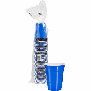 Solo 16 oz Plastic Cold Party Cups - 50.0 / Bag - Round - 20 / Carton - Translucent - Polystyrene - Cold Drink, Party, Soda, Juice, Concession Stand - 2