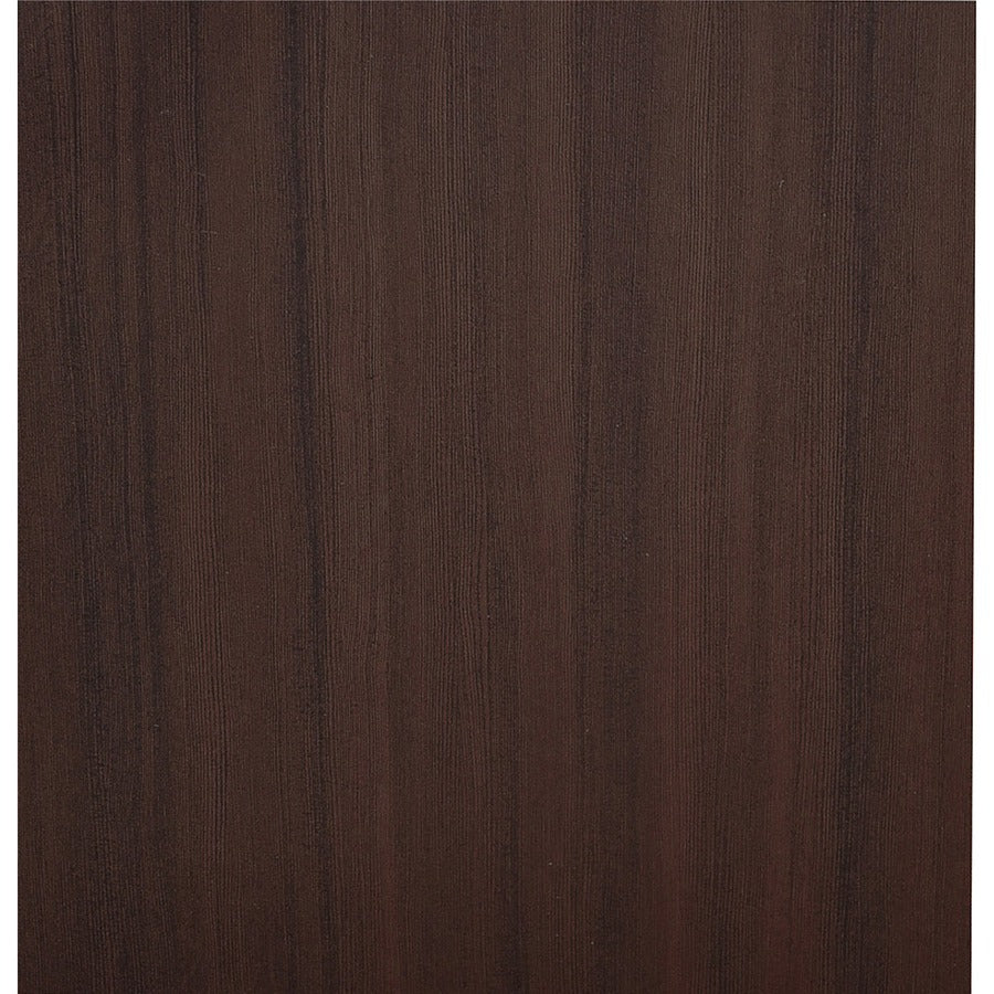 Lorell Essentials Series Wall-Mount Hutch Door Kit - 0.1" Edge, 17" x 1"16" , 0.7" - Finish: Espresso