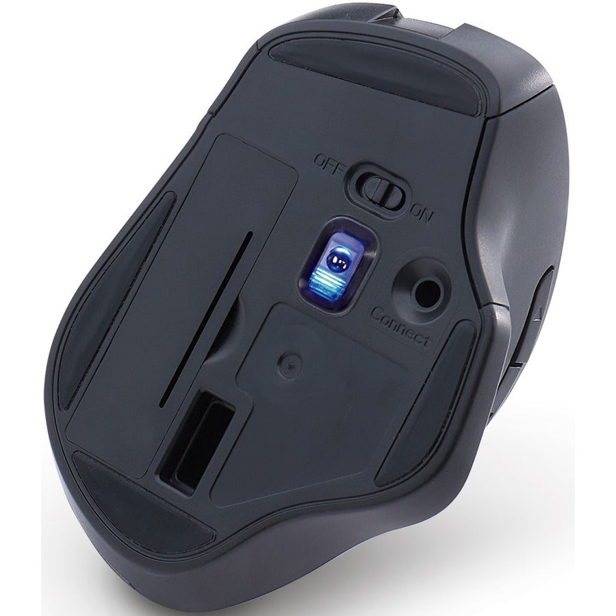 Verbatim Silent Ergonomic Wireless Blue LED Mouse - Dark Teal - Blue LED/Optical - Wireless - Radio Frequency - 2.40 GHz - Dark Teal - 1 Pack - USB - 1600 dpi - 6 Button(s)