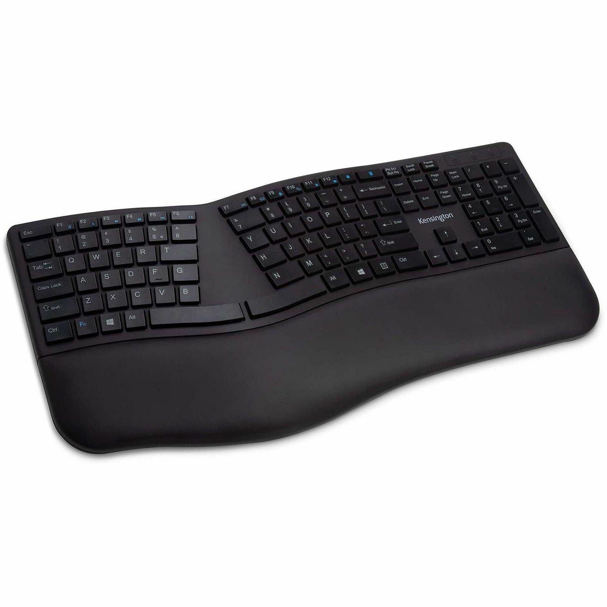 Pro Fit Ergo Wireless Keyboard, 18.98 x 9.92 x 1.5, Black