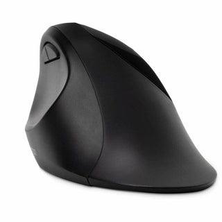Kensington Pro Fit Ergo Wireless Mouse - Wireless - Bluetooth/Radio Frequency - 2.40 GHz - Black - 1 Pack - USB - 1600 dpi - 5 Button(s)