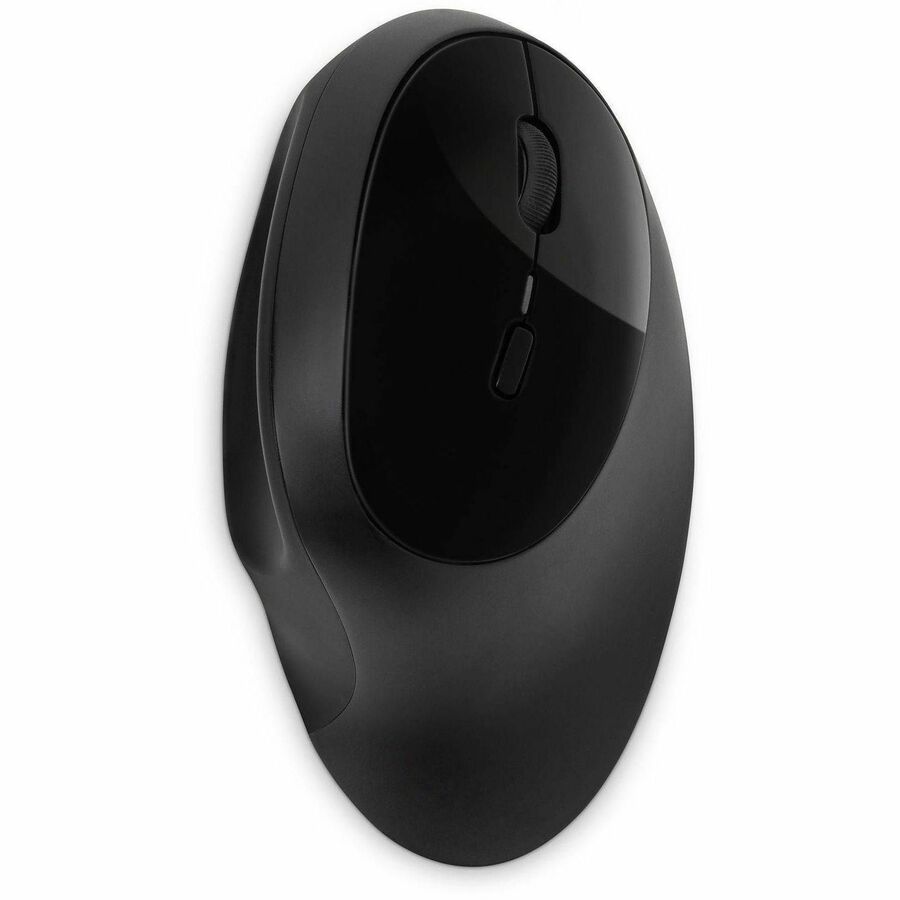 Kensington Pro Fit Ergo Wireless Mouse - Wireless - Bluetooth/Radio Frequency - 2.40 GHz - Black - 1 Pack - USB - 1600 dpi - 5 Button(s)