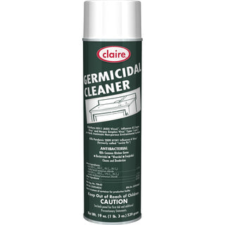 Claire Foaming Germicidal Cleaner - 20 fl oz (0.6 quart) - Floral Scent - 12 / Carton - Disinfectant, Deodorize - White