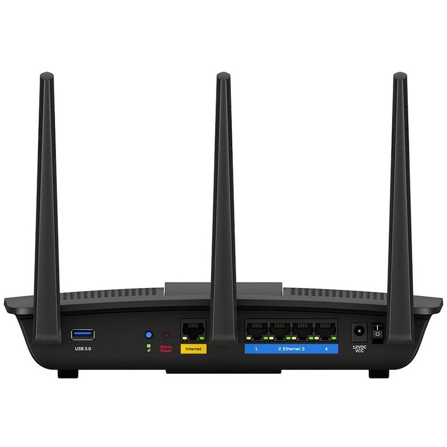 MAX-STREAM AC1750 Wi-Fi Router, 5 Ports, Dual-Band 2.4 GHz/5 GHz