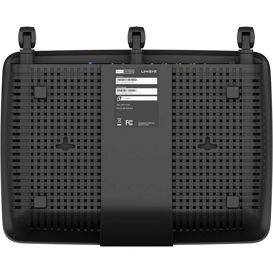 MAX-STREAM AC1750 Wi-Fi Router, 5 Ports, Dual-Band 2.4 GHz/5 GHz