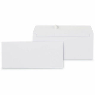 Peel Seal Strip Business Envelope, #10, Square Flap, Self-Adhesive Closure, 4.13 x 9.5, White, 100/Box