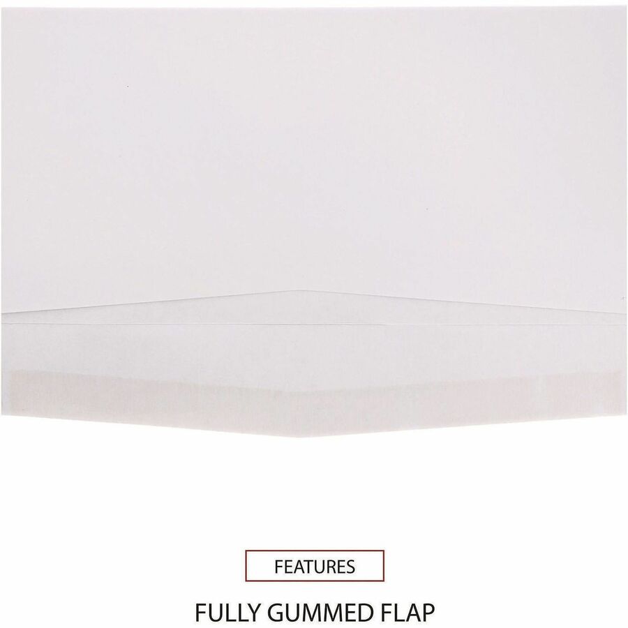 Open-Side Business Envelope, #9, Square Flap, Gummed Closure, 3.88 x 8.88, White, 500/Box