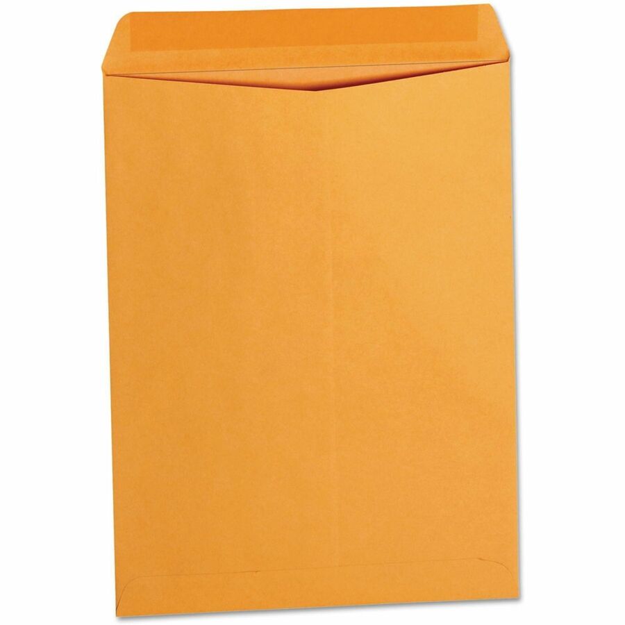 Catalog Envelope, 24 lb Bond Weight Paper, #10 1/2, Square Flap, Gummed Closure, 9 x 12, Brown Kraft, 250/Box