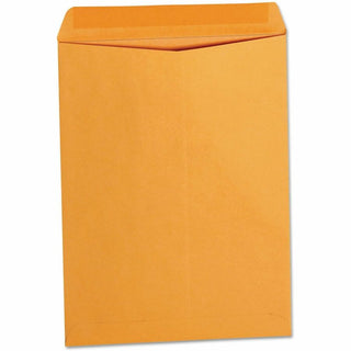 Catalog Envelope, 24 lb Bond Weight Paper, #10 1/2, Square Flap, Gummed Closure, 9 x 12, Brown Kraft, 250/Box
