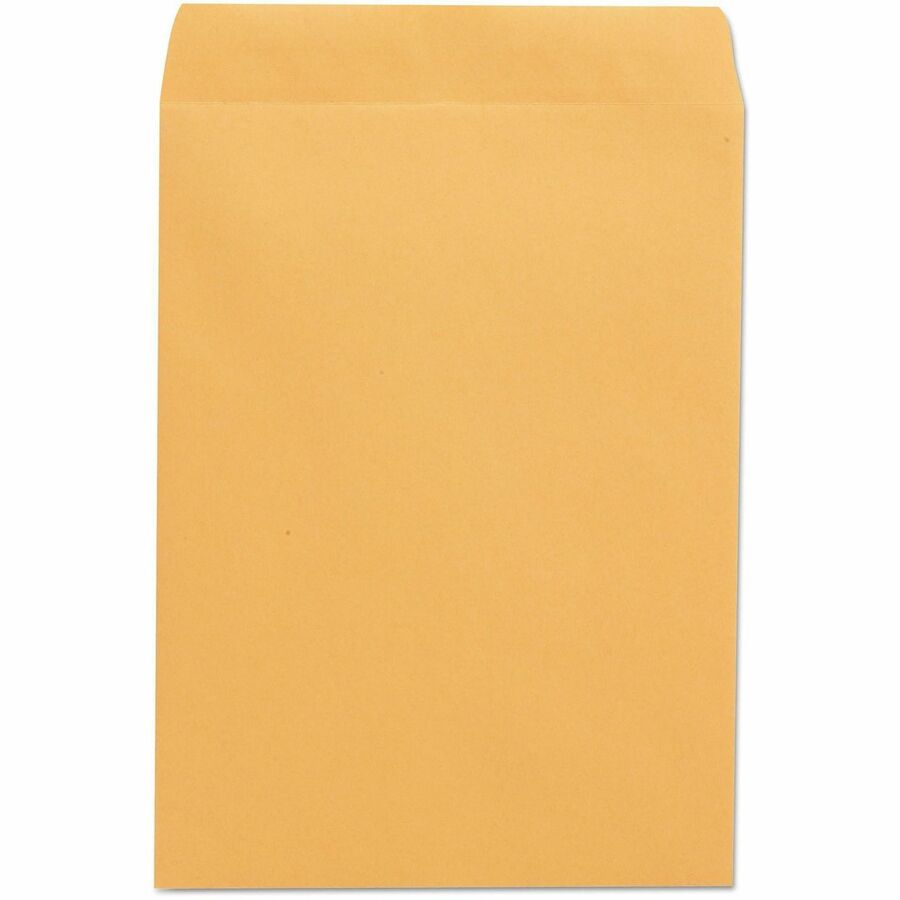 Catalog Envelope, 24 lb Bond Weight Paper, #10 1/2, Square Flap, Gummed Closure, 9 x 12, Brown Kraft, 250/Box