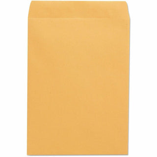 Catalog Envelope, 24 lb Bond Weight Paper, #10 1/2, Square Flap, Gummed Closure, 9 x 12, Brown Kraft, 250/Box