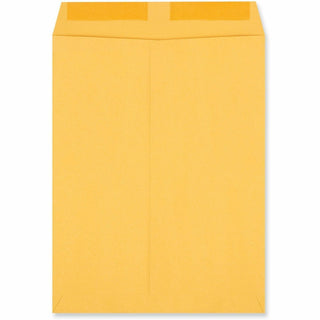 Catalog Envelope, 28 lb Bond Weight Kraft, #12 1/2, Square Flap, Gummed Closure, 9.5 x 12.5, Brown Kraft, 250/Box