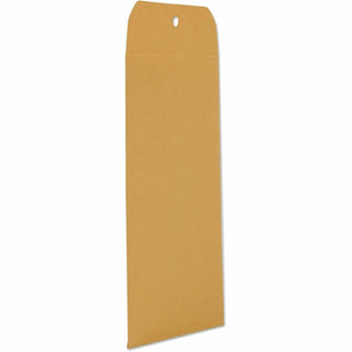 Kraft Clasp Envelope, #63, Square Flap, Clasp/Gummed Closure, 6.5 x 9.5, Brown Kraft, 100/Box