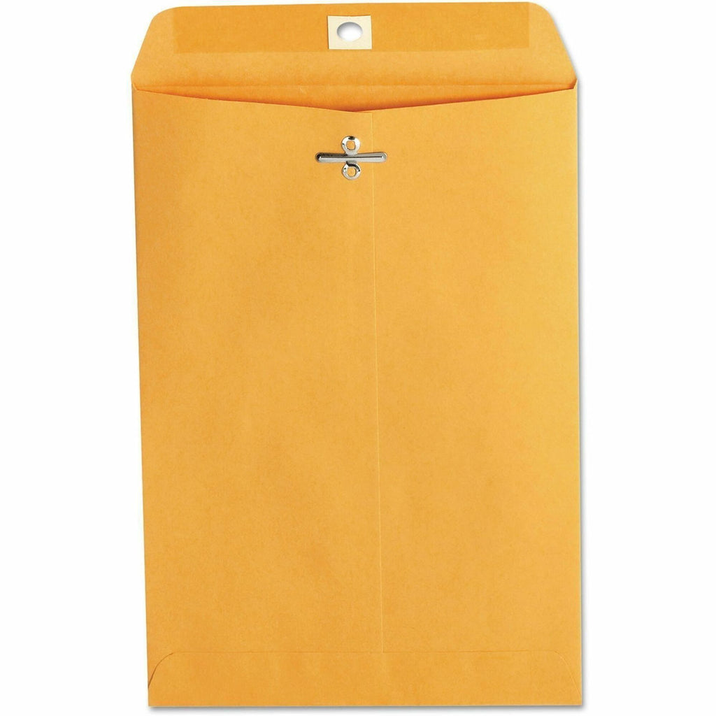 Kraft Clasp Envelope, #63, Square Flap, Clasp/Gummed Closure, 6.5 x 9.5, Brown Kraft, 100/Box
