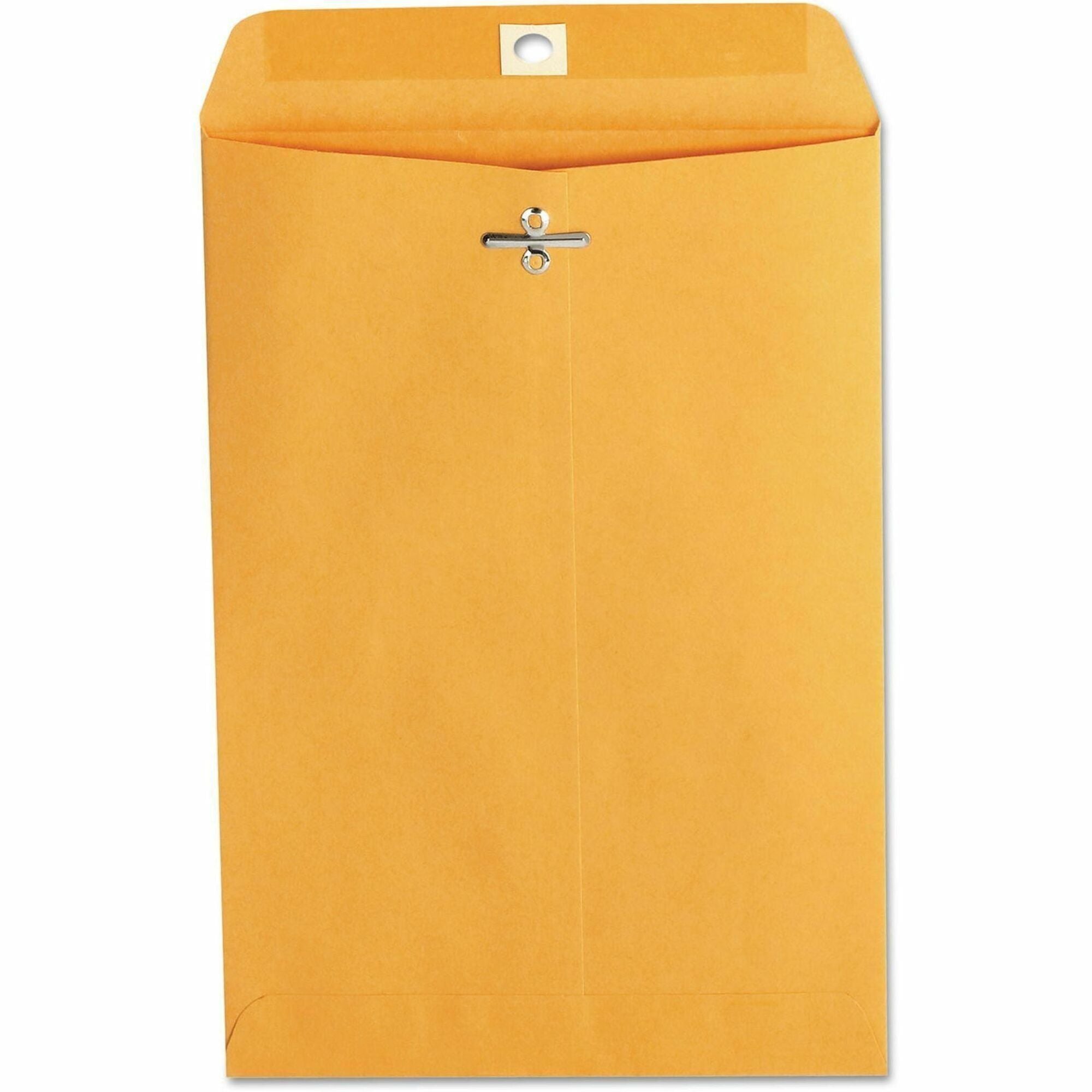Kraft Clasp Envelope, #63, Square Flap, Clasp/Gummed Closure, 6.5 x 9.5, Brown Kraft, 100/Box