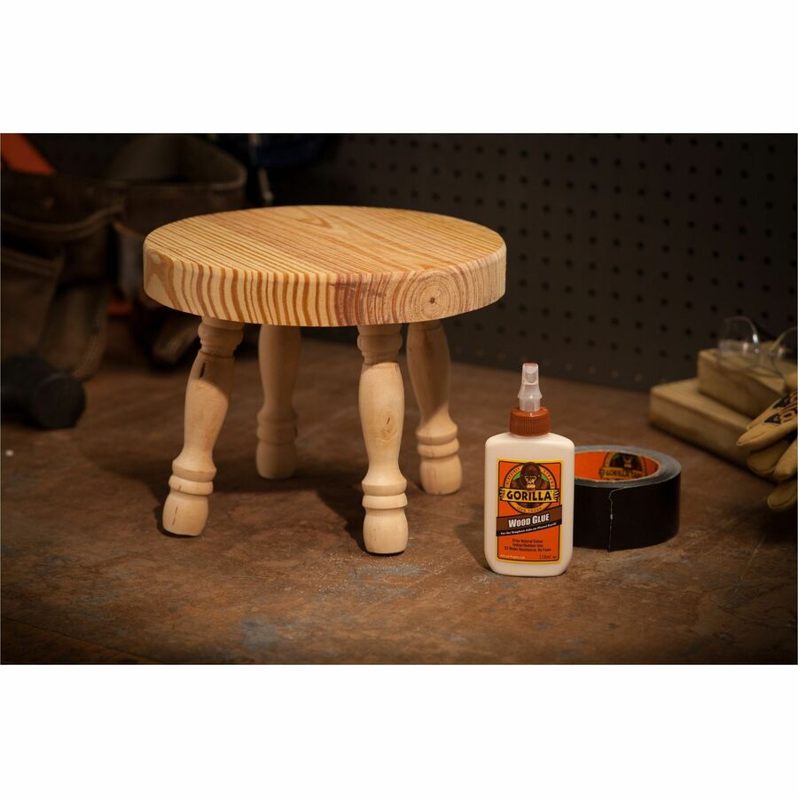 Wood Glue, 4 oz, Dries Light Tan
