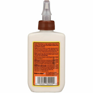 Wood Glue, 4 oz, Dries Light Tan