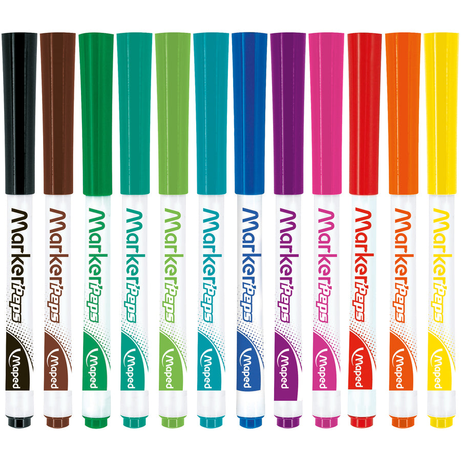 helix-whiteboard-markers-fine-marker-point-14986-mm-marker-point-size-bullet-marker-point-style-assorted-168-box_hlx741804 - 4