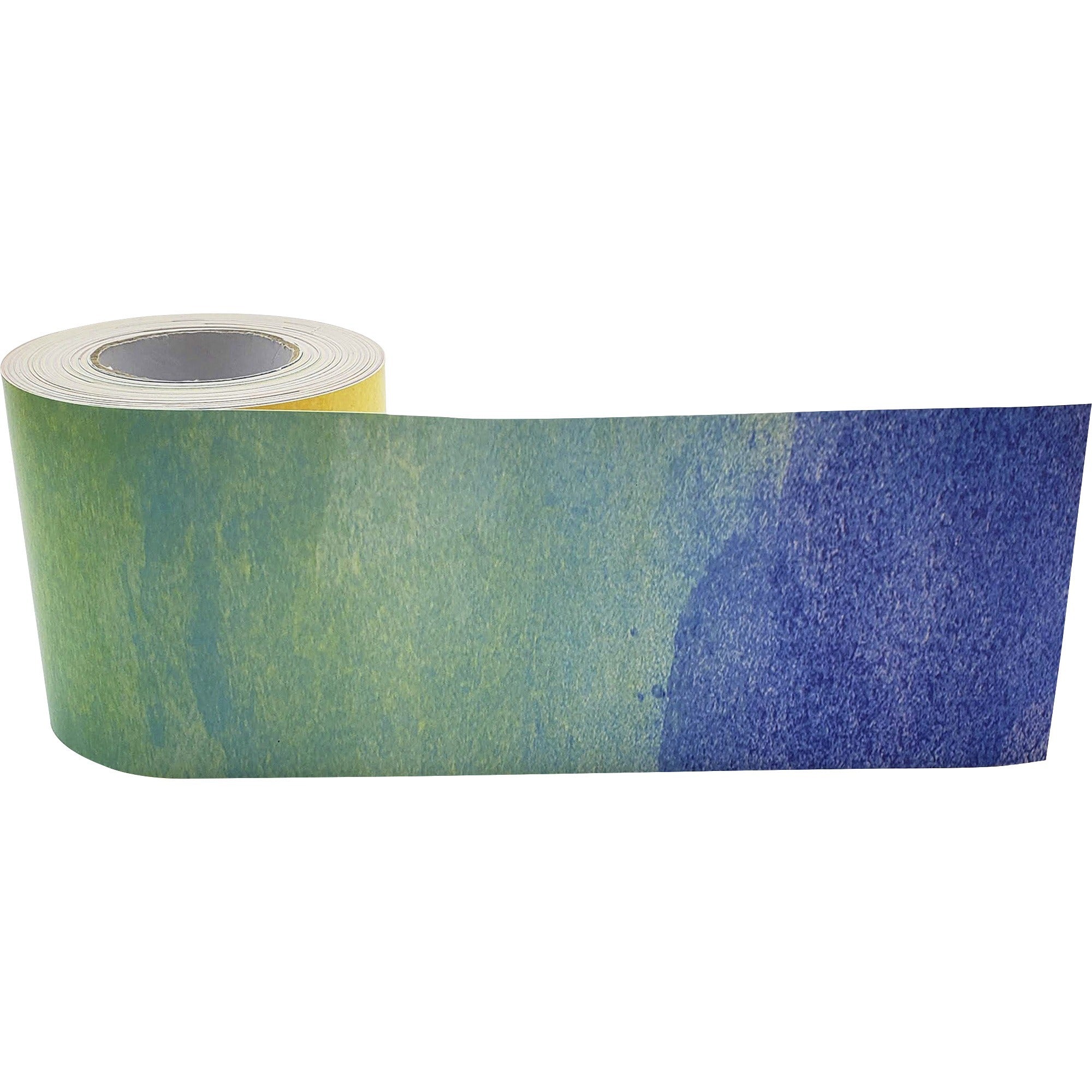 teacher-created-resources-straight-rolled-border-trim-watercolor-sturdy-durable-3-width-x-600-length-multicolor-1-roll_tcr8953 - 1