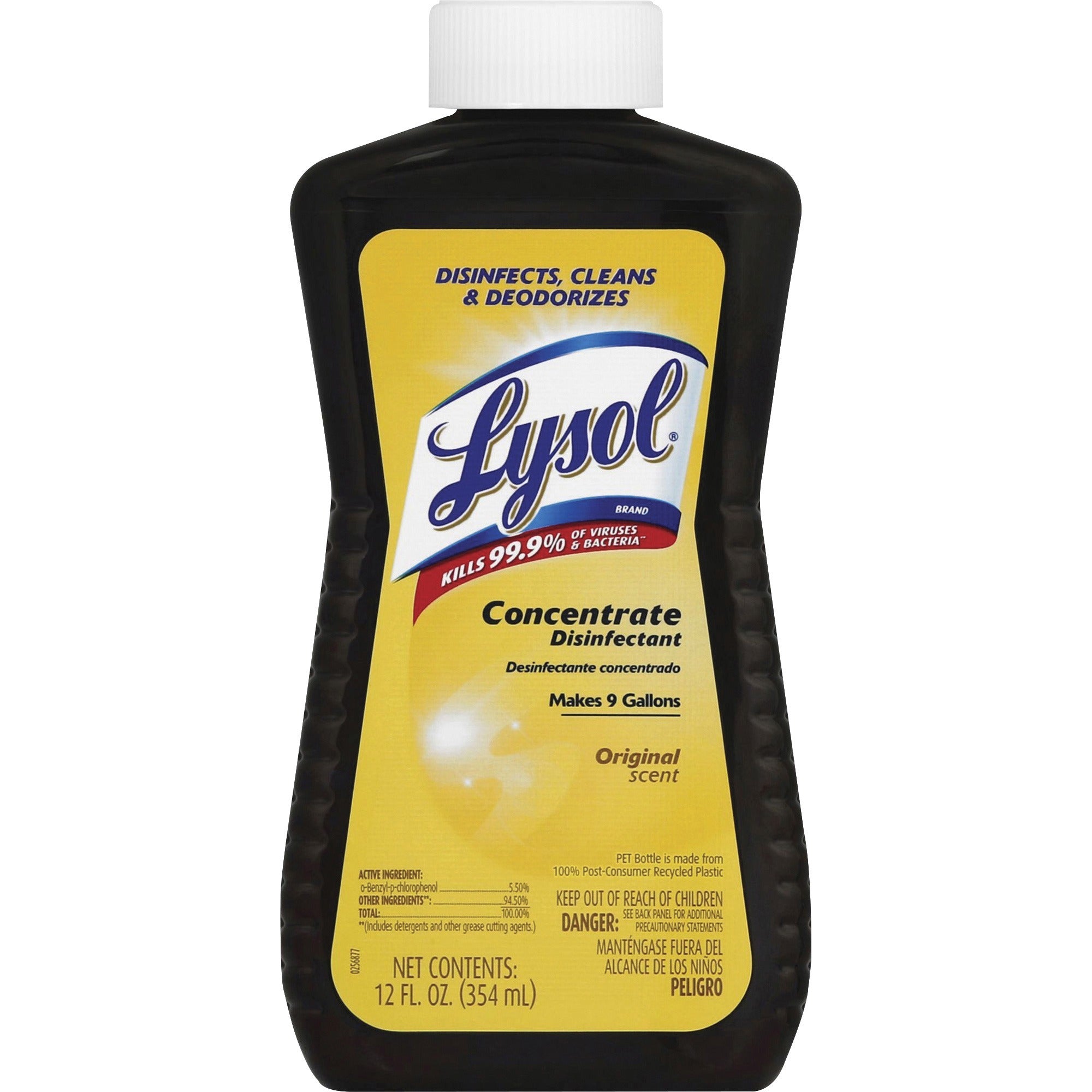 Concentrate Disinfectant, 12 oz Bottle, 6/Carton
