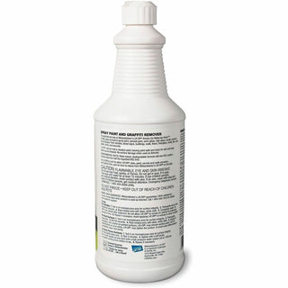 Mtsenbcker's Lift Off Spray Paint/Graffiti Remover - 32 fl oz (1 quart) - 6 / Carton - Environmentally Friendly, Water Based - White