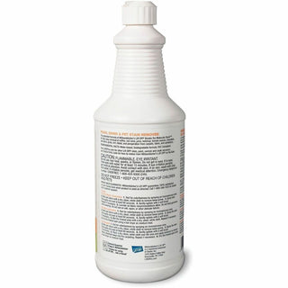 Mtsenbcker's Lift Off Food/Drink/Pet Stain Remover - 32 fl oz (1 quart)Bottle - 6 / Carton - Environmentally Friendly - White