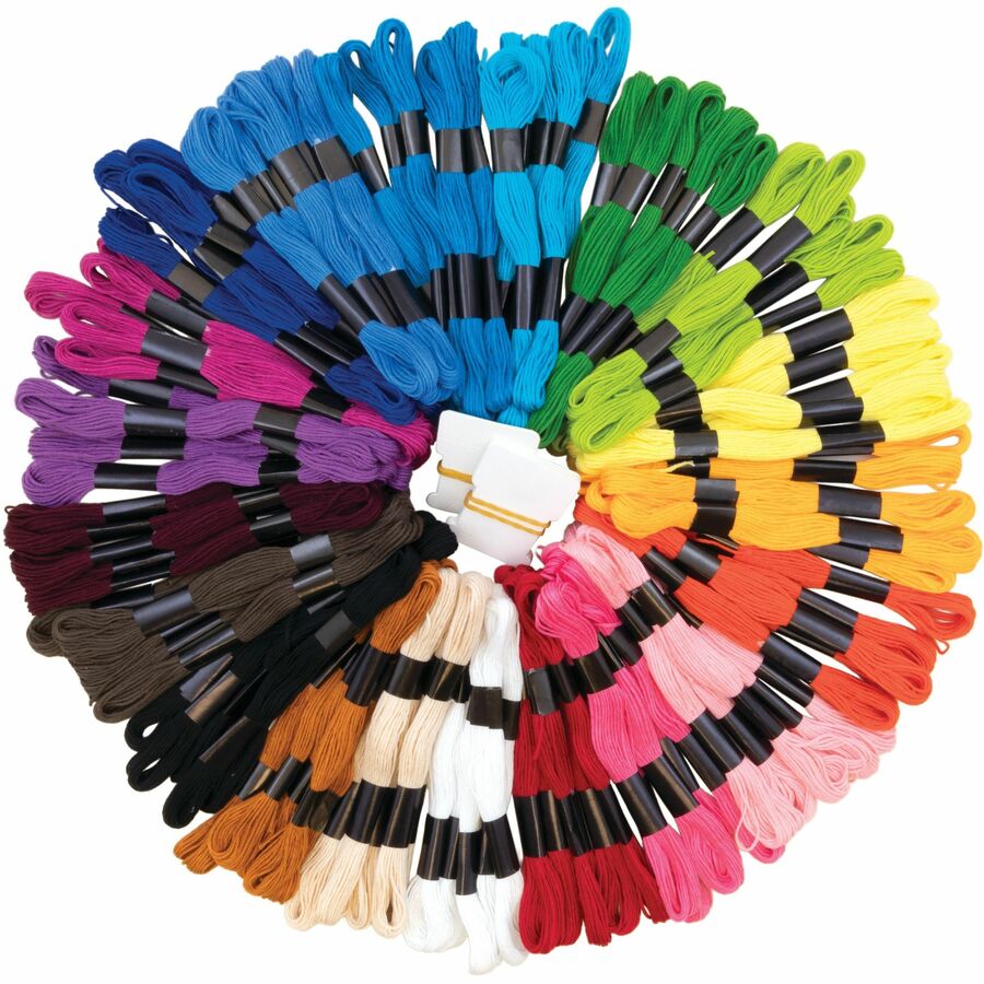 Creativity Street Embroidery Thread Pack - Assorted - 5