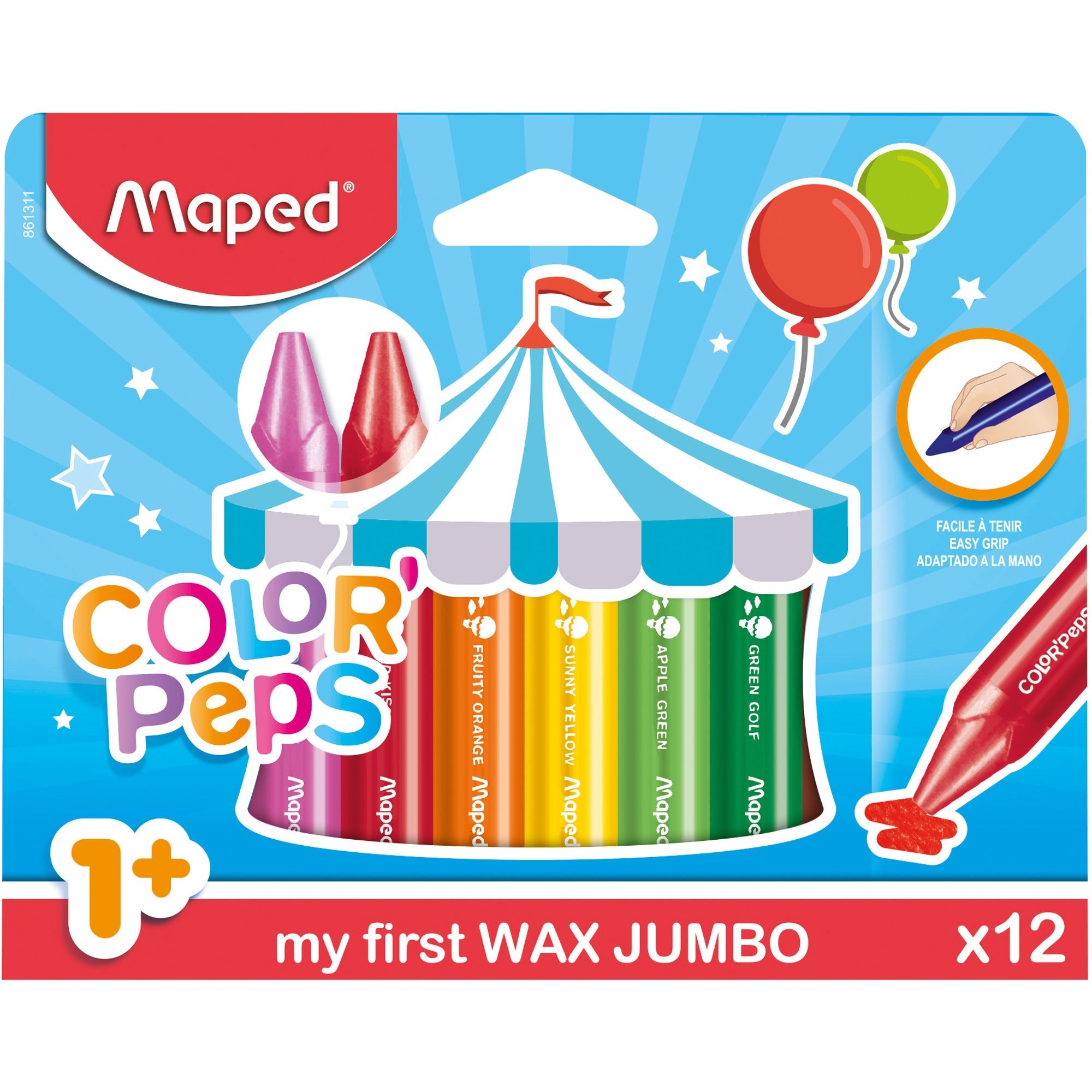 helix-color-peps-my-first-wax-jumbo-crayons-assorted-12-pack_hlx861311 - 1