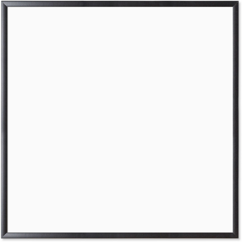 U Brands Magnetic Dry Erase Board, 35 x 35 Inches, Black Wood Frame (2892U00-01) - 35" (3 ft) Width x 35" (3 ft) Height - White Painted Steel Surface - Black Wood Frame - Square - Horizontal/Vertical - 1 Each