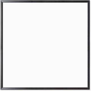 U Brands Magnetic Dry Erase Board, 35 x 35 Inches, Black Wood Frame (2892U00-01) - 35" (3 ft) Width x 35" (3 ft) Height - White Painted Steel Surface - Black Wood Frame - Square - Horizontal/Vertical - 1 Each