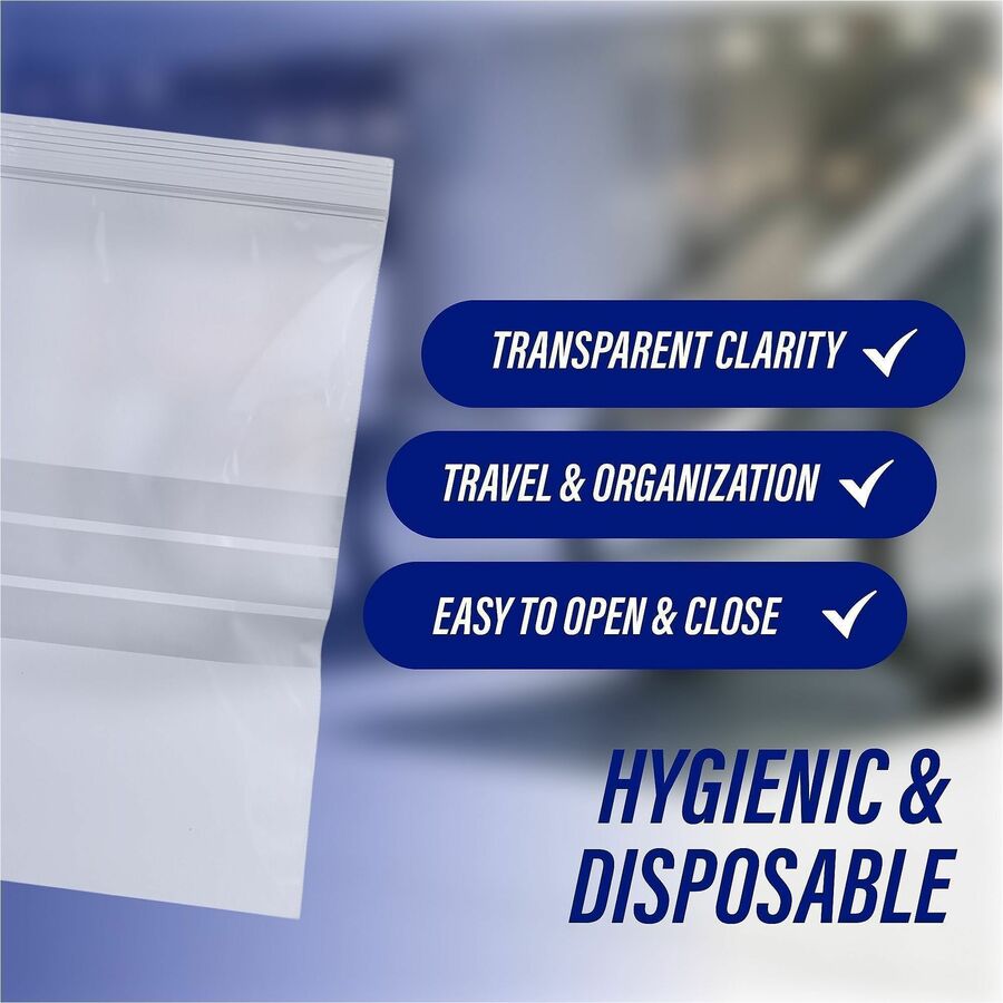 Genuine Joe Food Storage Bags - 1 quart Capacity - 7" Width x 8" Length - 1.75 mil (44 Micron) Thickness - Clear - 9/Carton - 50 Per Box - Food, Beef, Seafood, Poultry, Vegetables