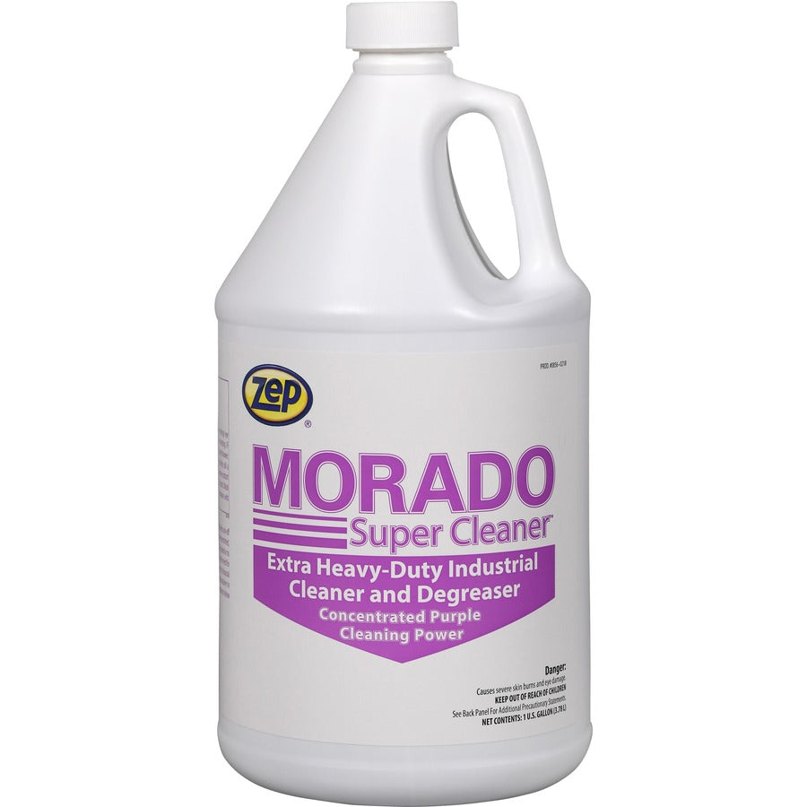 Zep Morado Super Cleaner - Concentrate - 128 fl oz (4 quart) - 4 / Carton - Purple, Clear - 3