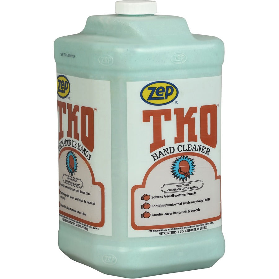 zep-tko-hand-cleaner-lemon-lime-scentfor-1-gal-38-l-dirt-remover-grime-remover-grease-remover-hand-blue-opaque-solvent-free-heavy-duty-non-flammable-4-carton_zper54824ct - 5