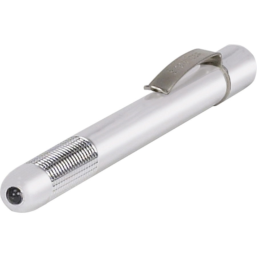 Energizer LED Pen Light - LED - Bulb - 1 W - 6 lm Lumen - 2 x AAA - Battery - Stainless Steel - Drop Resistant - Silver