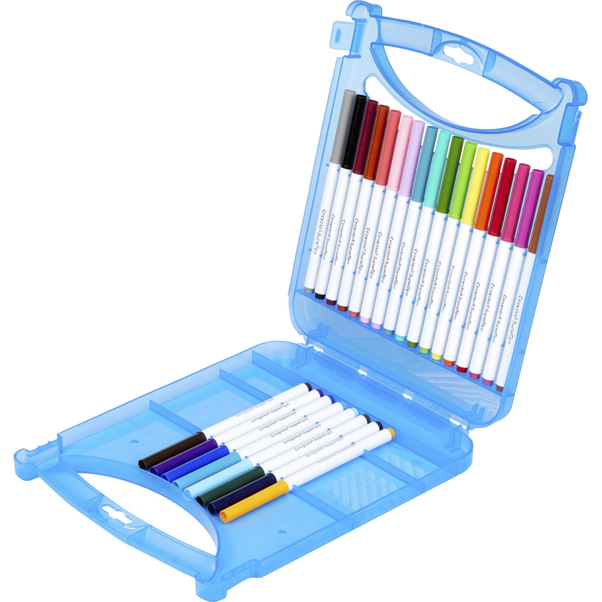 crayola-super-tips-art-kit-classroom-home-art-recommended-for-4-year-65-pieces-125height-x-925width-x-1130length-1-kit-assorted_cyo040377 - 1