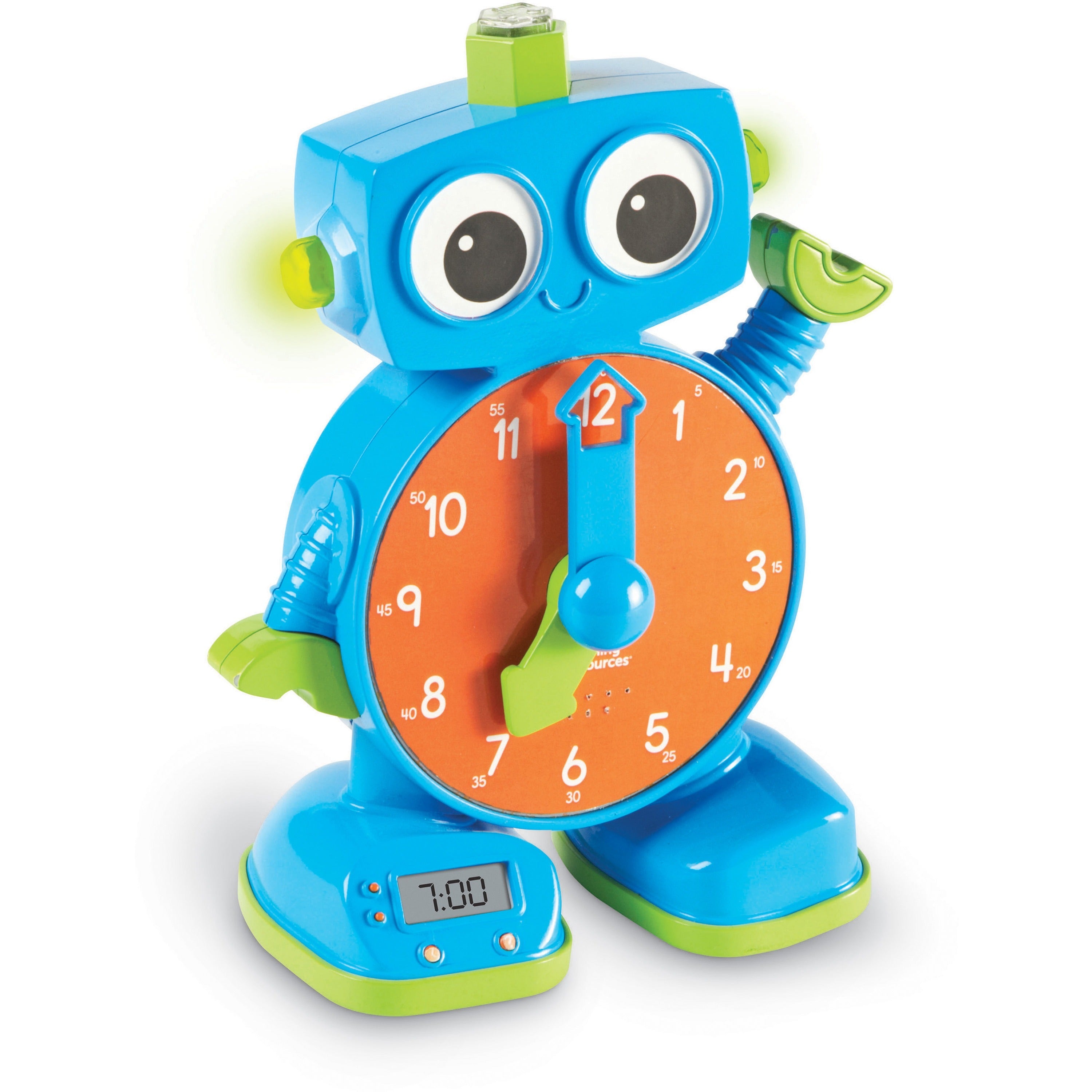 learning-resources-tock-the-learning-robot-clock-skill-learning-music-matching-robot-3-year-&-up-multi_lrnler2385 - 1