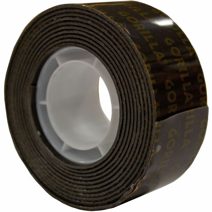 Heavy Duty Mounting Tape, Permanent, Holds Up to 30 lbs, 1" x 60", Black