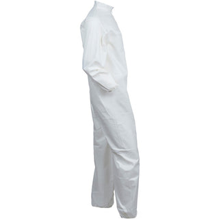 A40 Elastic-Cuff and Ankles Coveralls, 3X-Large, White, 25/Carton