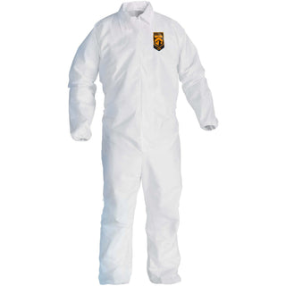 A40 Elastic-Cuff and Ankles Coveralls, 3X-Large, White, 25/Carton