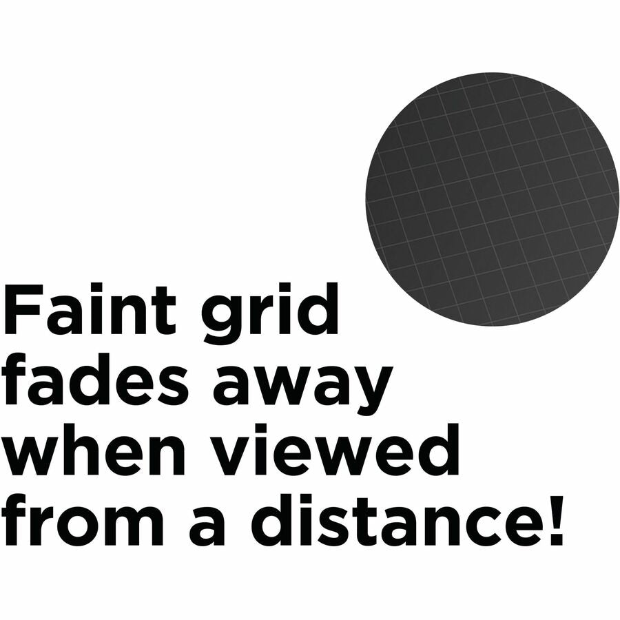 UCreate Faint 1/2" Grid Foam Board - Chart, Wood, Graph, Decoration, Home, Art, Office, Craft, School Project, Mounting, Display, ... x 22"Width x 187.5 milThickness x 28"Length - 10 / Carton - Black - Foam, Polystyrene