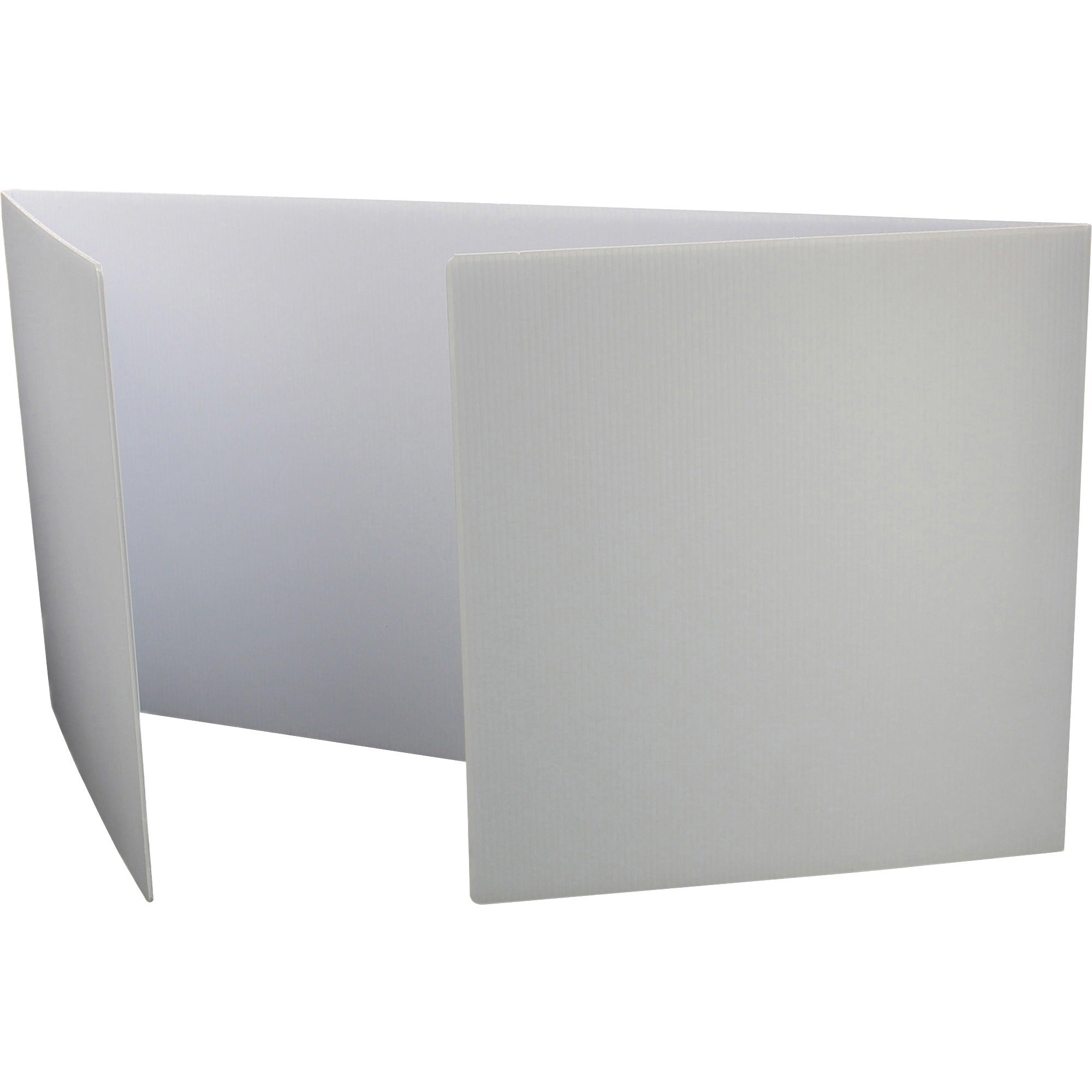 flipside-tri-fold-studycarrel-12-height-x-48-width-x-110-length-white-plastic-12-pack_flp1997212 - 1