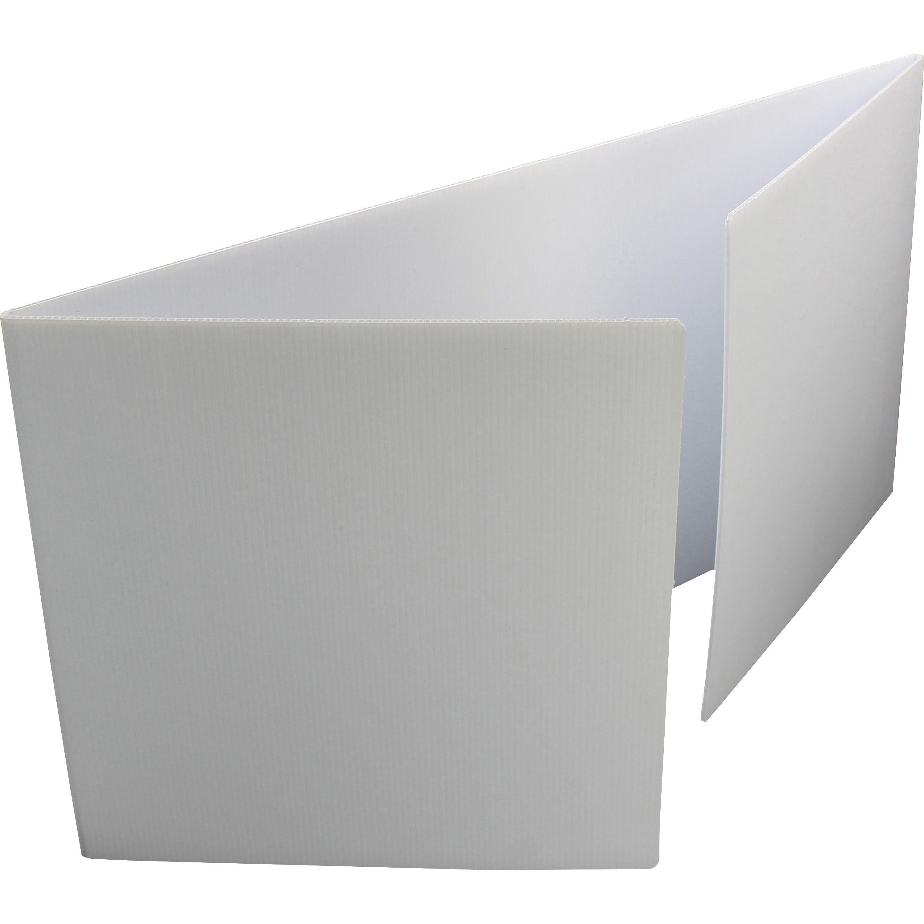 flipside-tri-fold-studycarrel-12-height-x-48-width-x-110-length-white-plastic-12-pack_flp1997212 - 3