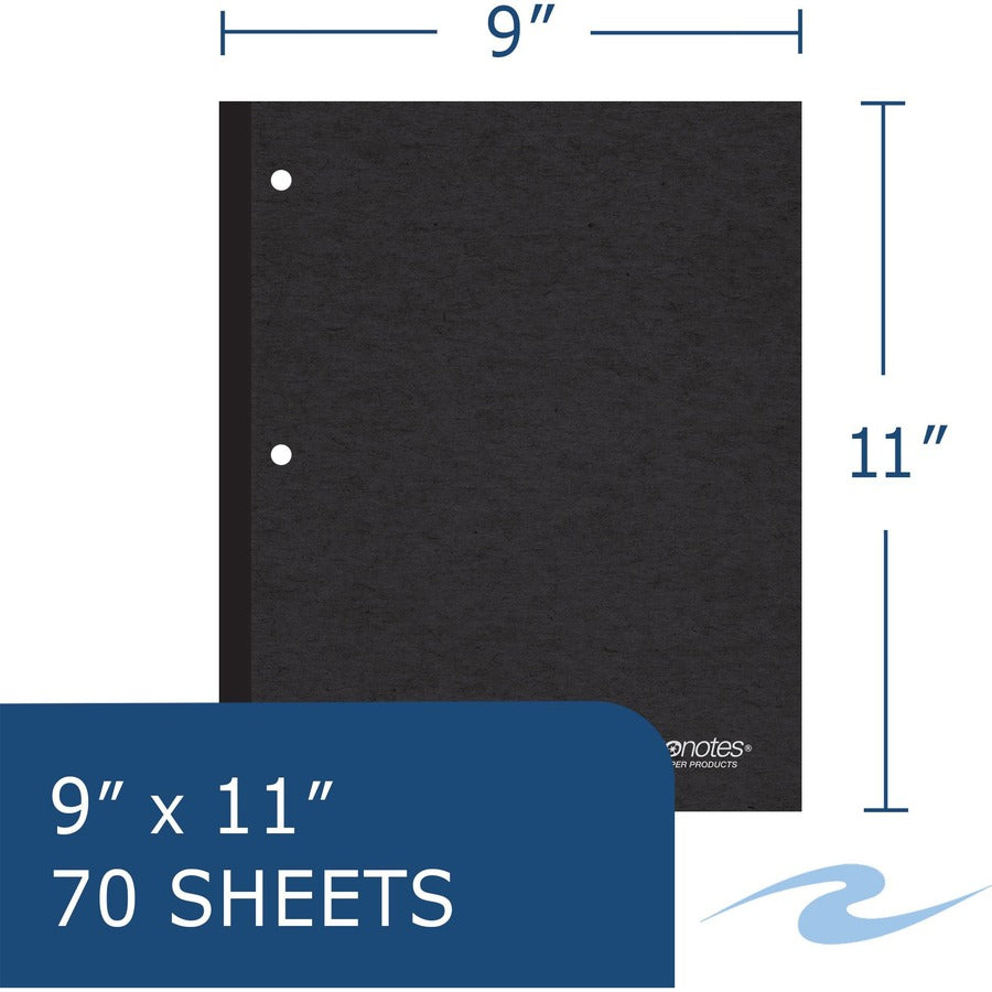 Earthtones Wireless 1 Subject Notebook, Med/College Rule, Random Asst Covers, (70) 11x8.5 Sheets, 24/CT,Ships in 4-6 Bus Days