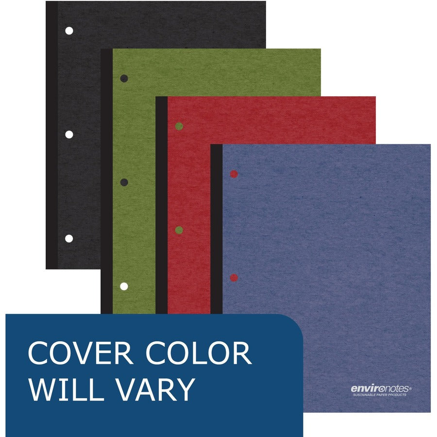 Earthtones Wireless 1 Subject Notebook, Med/College Rule, Random Asst Covers, (70) 11x8.5 Sheets, 24/CT,Ships in 4-6 Bus Days