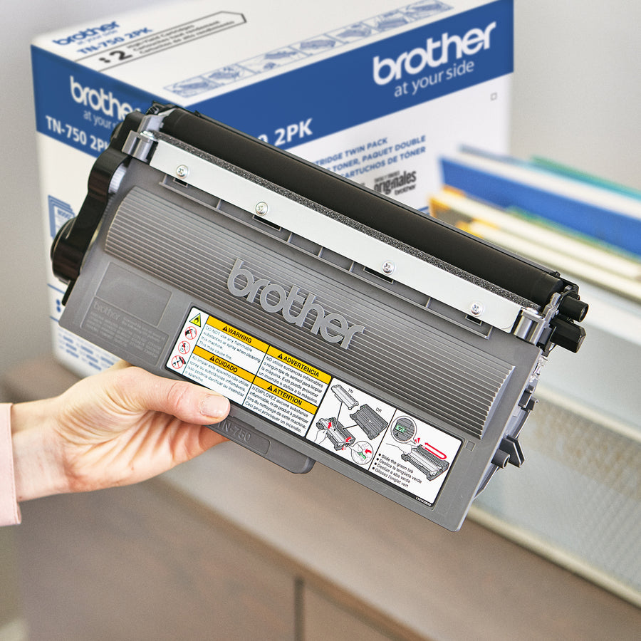 TN7502PK High-Yield Toner, 8,000 Page-Yield, Black, 2/Pack