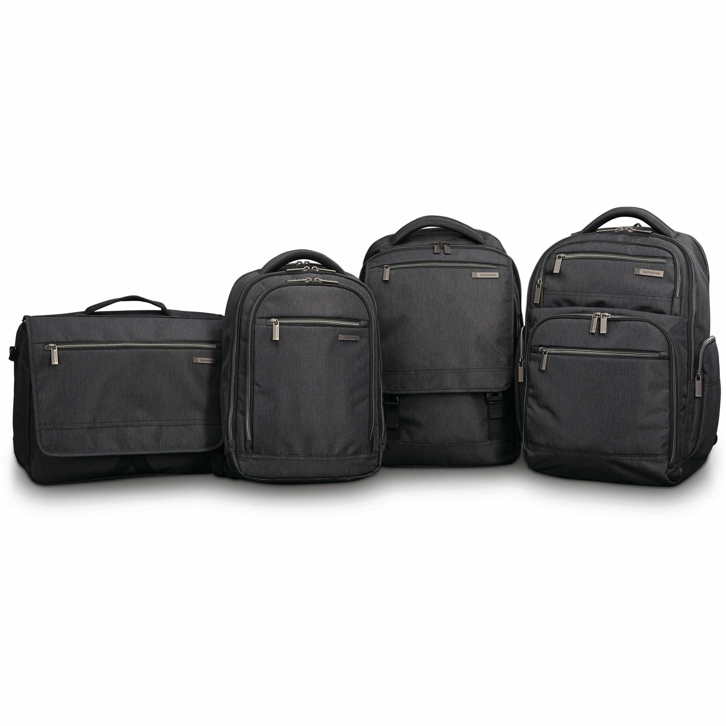 samsonite-modern-utility-carrying-case-backpack-for-156-apple-ipad-tablet-notebook-charcoal-heather-water-resistant-bottom-ripstop-polyester-body-shoulder-strap-handle-18-height-x-8-width-x-12-depth_sml895745794 - 1