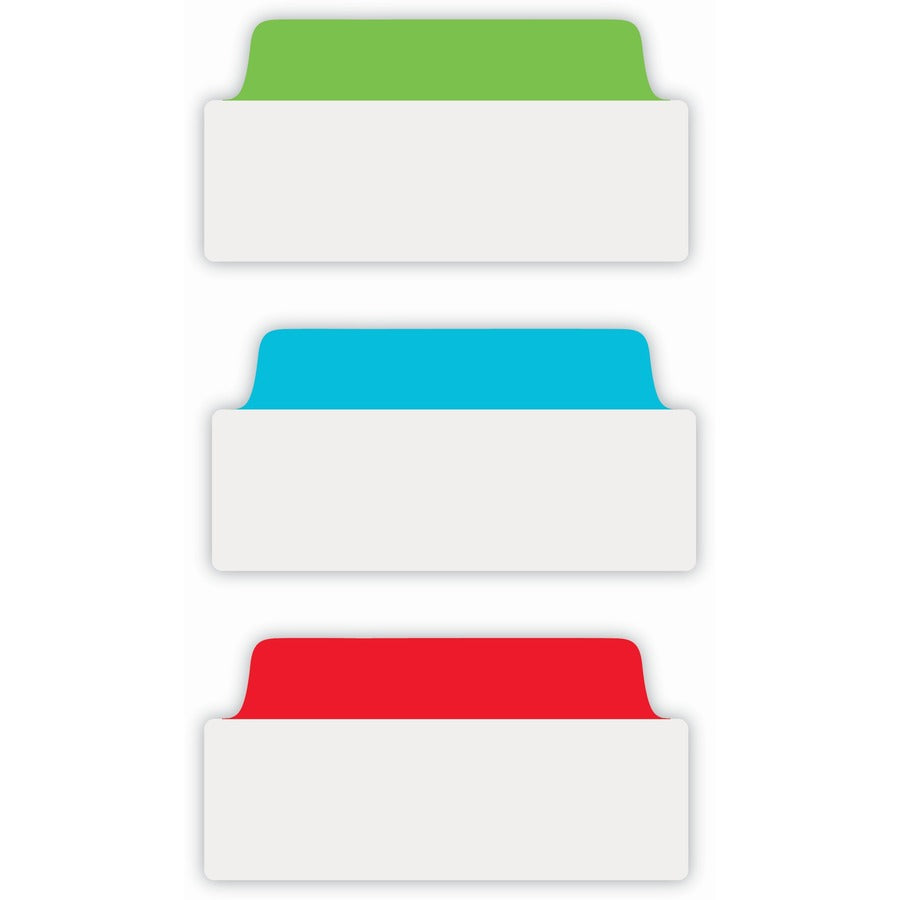 Ultra Tabs Repositionable Tabs, Wide and Slim: 3" x 1.5", 1/3-Cut, Assorted Colors, 24/Pack