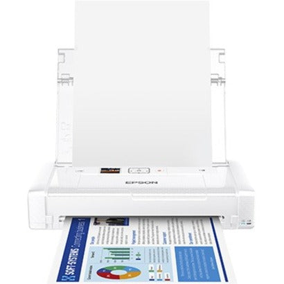 Epson WorkForce EC-C110 Portable Inkjet Printer - Color - 5760 x 1440 dpi Print - 20 Sheets Input - Wireless LAN - Mopria, Apple AirPrint, Wi-Fi Direct, Epson iPrint, Epson Connect, Google Cloud Print - Plain Paper Print - USB