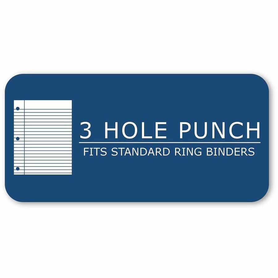 Gummed Pad, Medium/College Rule, 50 White 8.5 x 11 Sheets, 36/Carton, Ships in 4-6 Business Days